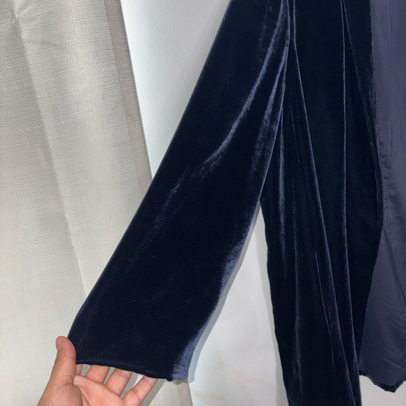 Lafayette 148 New York Women's Cecily Velvet Jacket Color Ink - Picture 2 of 7